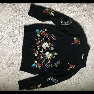 Actual Embroidered Floral Woven Details